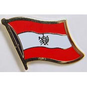 AUSTRIA FLAG PIN 1"  