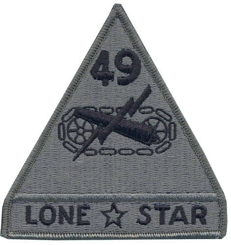 49TH ARMORED DIVISION  LONE STAR  