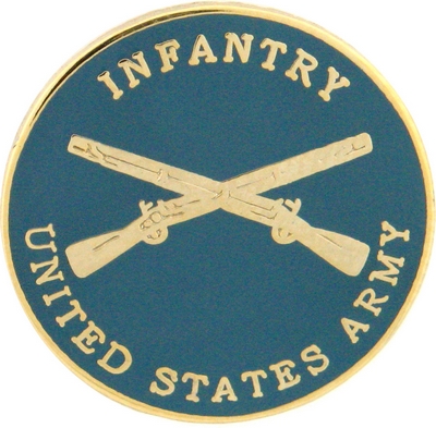 INFANTRY USA PIN  