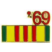 VIETNAM RIBBON 1969 PIN 1"  