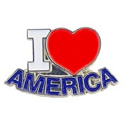 I LOVE AMERICA PIN  