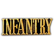 INFANTRY SCRIPT PIN  