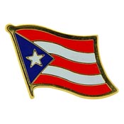 PEURTO RICO RICO FLAG PIN 1"  