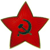 RUSSIAN STAR PIN 1"  