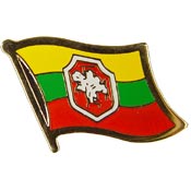 LITHUANIA FLAG PIN 1"  