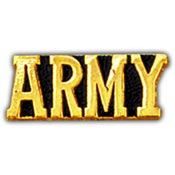 ARMY SCRIPT PIN  