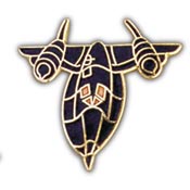 SR-71 BLACKBIRD PIN 1-1/2"  