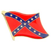 CONFEDERATE FLAG PIN 1"  