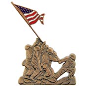 IWO JIMA EMBLEM PIN  