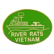 RIVER RATS VIETNAM PIN  