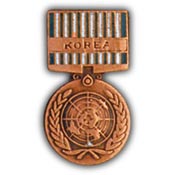 UN SERVICE KOREA MEDAL-PIN 1-1/8"  