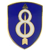 8TH INFANTRY DIVISION PIN  