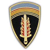 ARMY SHEAF PIN 1"  