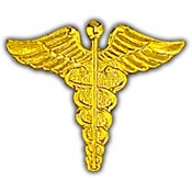 ARMY MEDIC PIN 1"  