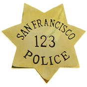 SAN FRANCISCO POLICE PIN 1"  