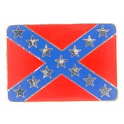 STARS & BARS CONFEDERATE FLAG PIN  