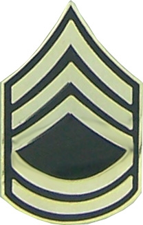 USA SERGEANT FIRST CLASS E-7 PIN  