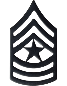 Military Branches » Army » Rank » Metal » Enlisted » Black - Northern