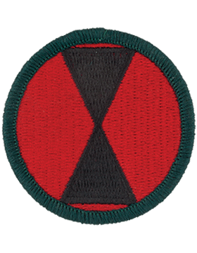 Army Patch Full Color: 7th Infantry Division