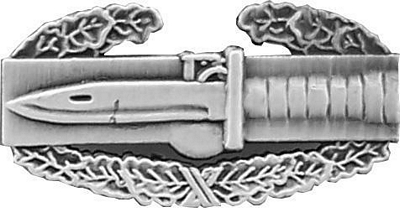 COMBAT ACTION BADGE PIN  