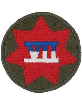 Army Patch Full Color: 7th Corps  