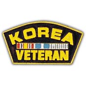 KOREAN VETERAN W/ RIBBON PIN 1"  