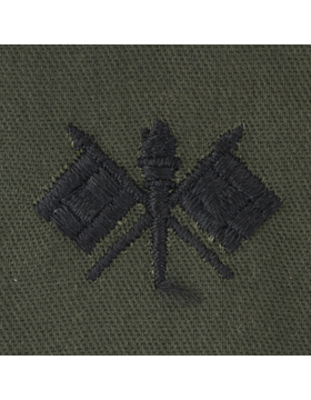 Army Officer Branch Insignia: Signal - Subdued Sew On