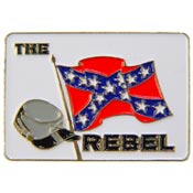 REBEL FLAG PIN 1"  