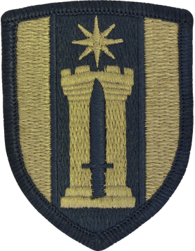 OCP Unit Patch: 372nd Engineer Brigade - With Fastener