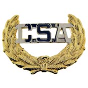 CIVIL WAR CSA CAP PIN 1-7/8"  