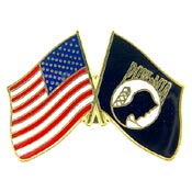 US / POW/MIA FLAG PIN 1"  