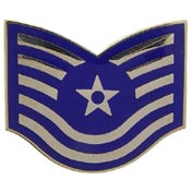 USAF E-6 TECH SGT. RANK PIN 1-1/16"  