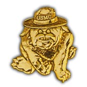 USMC BULLDOG EMBLEM PIN  