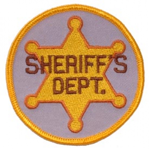 SHERIFFS DEPT. ROUND PATCH  