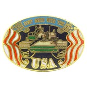 DON'T MESS WITH THE USA TANK PIN  