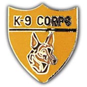 K-9 CORPS PIN  