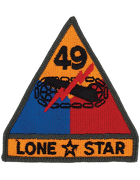 Army Patch Full Color: 49th Armored Division