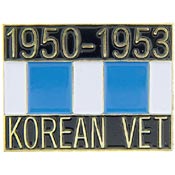 KOREAN VETERAN 50-53 PIN 1"  