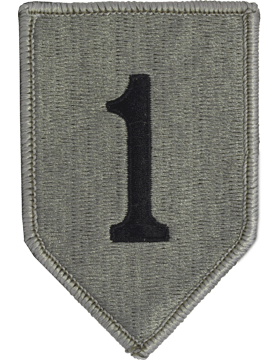Army ACU Patch: 1st Infantry Division - with Fastener