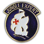 JUNGLE EXPERT SCHOOL OF AMERICA PIN  