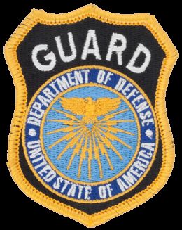 DEPT. OF DEFENSE GUARD/2 W/VELCRO  