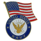 US/USN FLAG PIN  