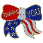 THINKING OF YOU U.S. RIBBON PIN  