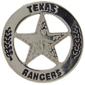 TEXAS RANGER PIN 1"  