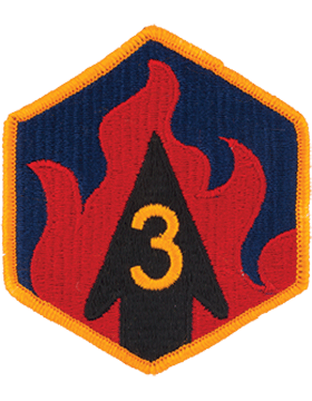 Army Patch Full Color: 3rd Chemical Brigade 