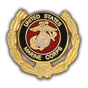 USMC WREATH PIN  