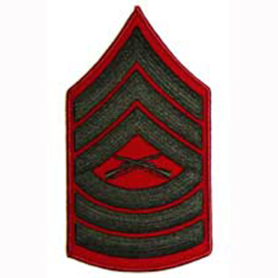 Female - Master Sergeant (E8) - Green/Red  