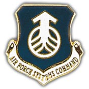 USAF SYSTEMS COMMAND PIN 1"  