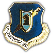 USAF ELECTRONIC SECURITY COMMAND PIN 1"  