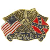 US CONFEDERATE FLAG PIN  